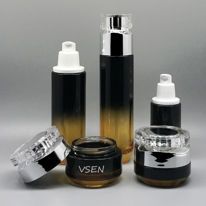 心悦开云官方官网登录入口黑色 馨悦化妆品套装瓶 120ml精(图2)